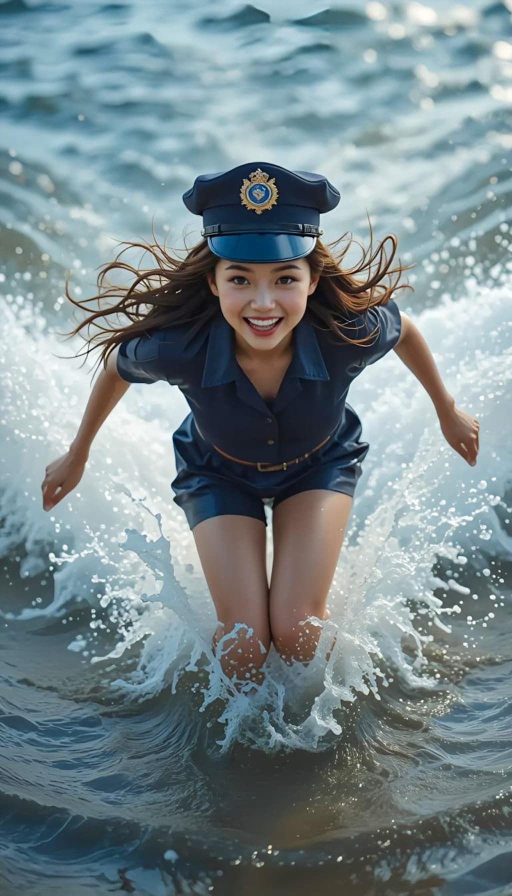 待てー！逮捕だ！