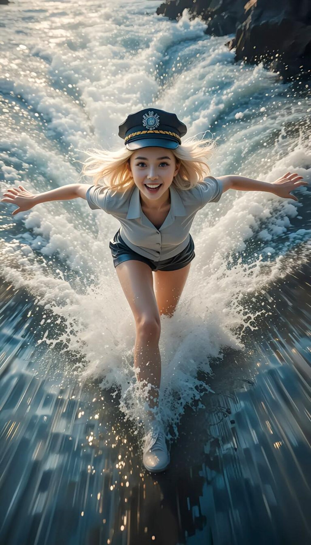 待てー！逮捕だ！