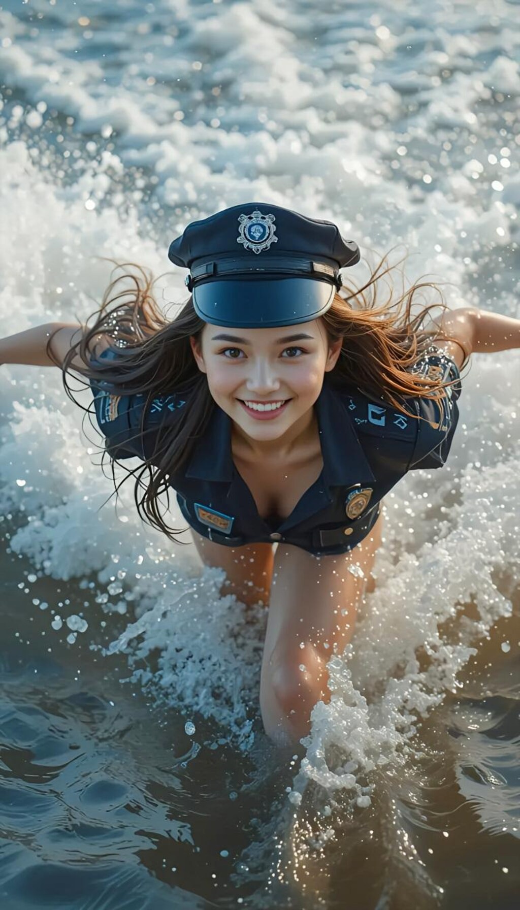 待てー！逮捕だ！