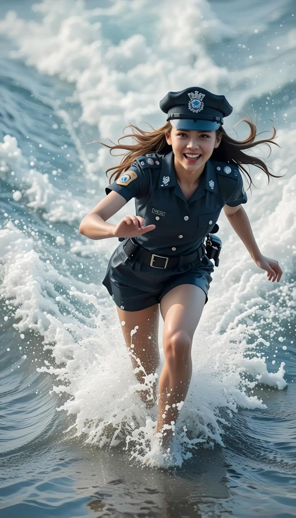 待てー！逮捕だ！