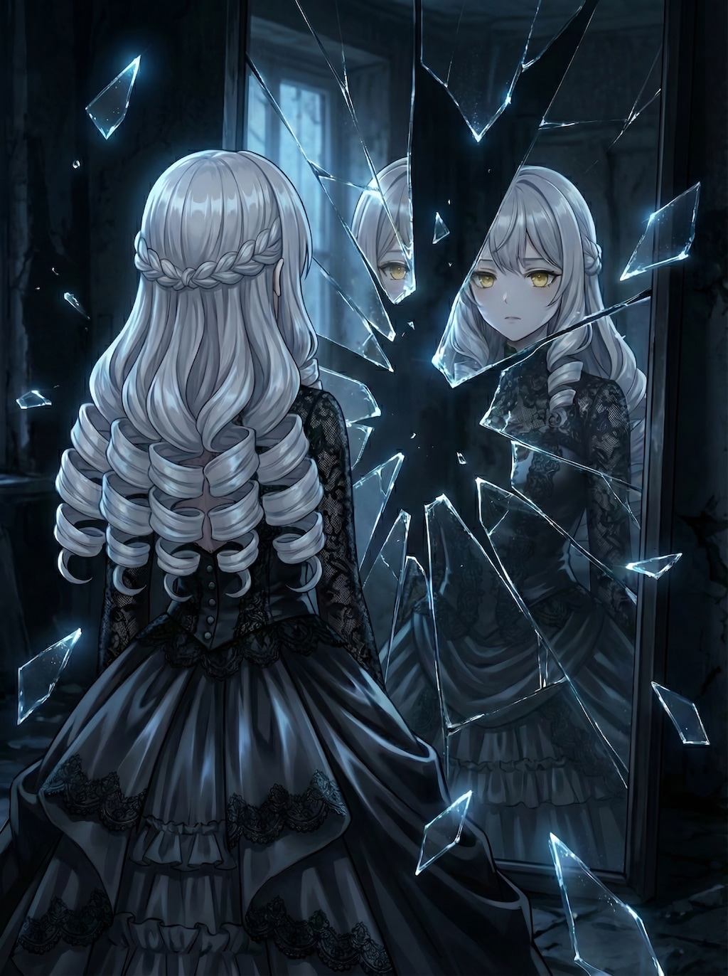 『 砕かれた鏡 』 - Broken Mirror & Reflection