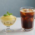 デザートのバナナムースとアイス珈琲 2枚目