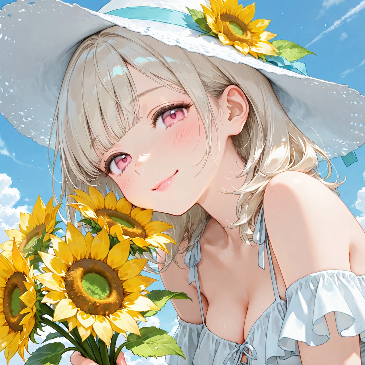 ひまわり美女 | の人気AIイラスト・グラビア