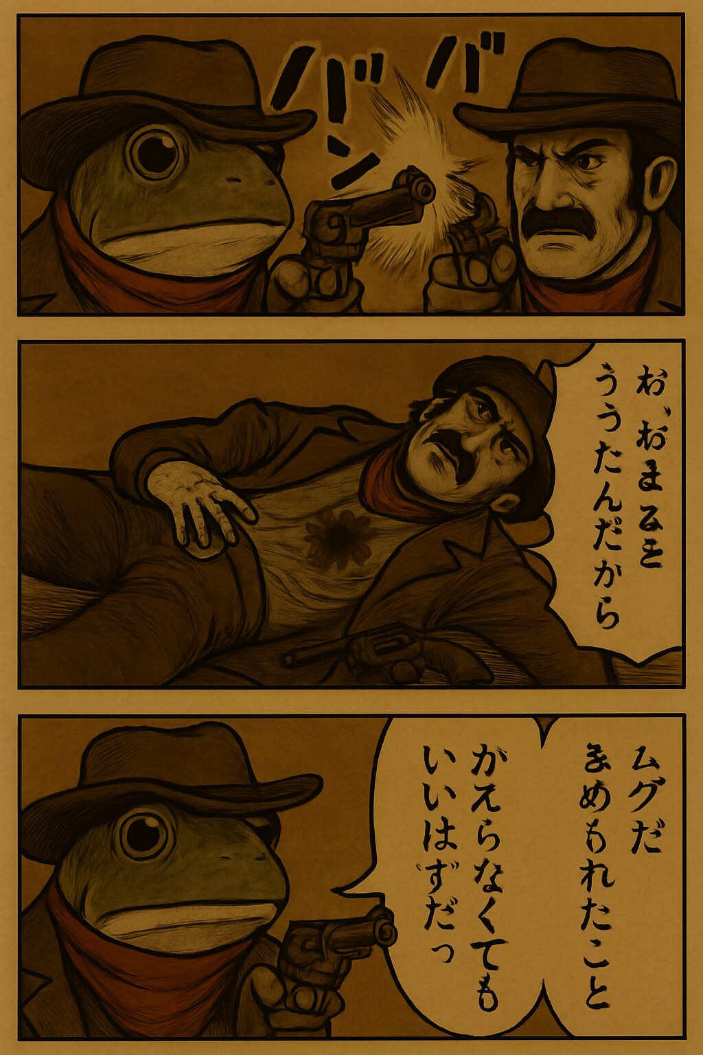 西部劇でくにへかえす