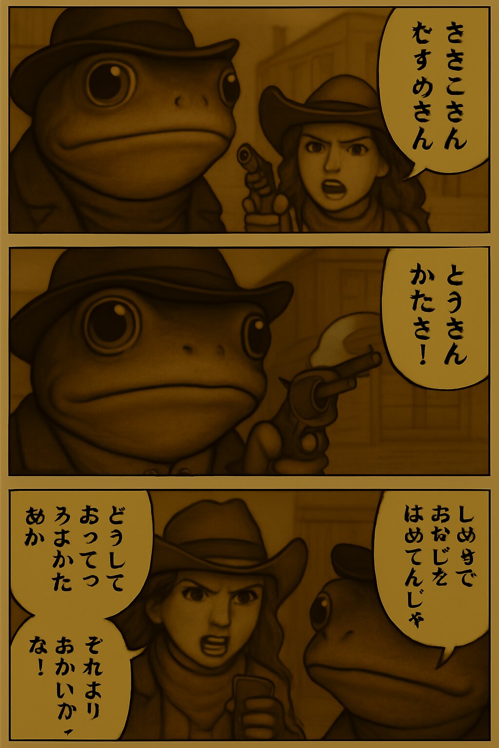 西部劇でくにへかえす