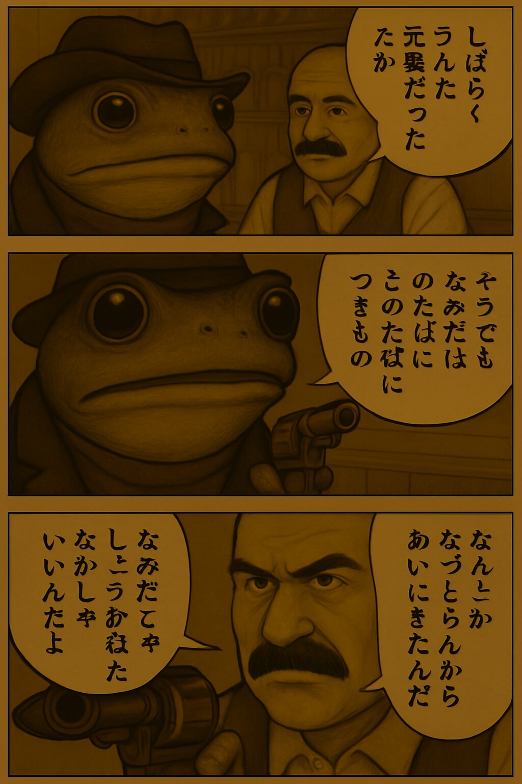 西部劇でくにへかえす