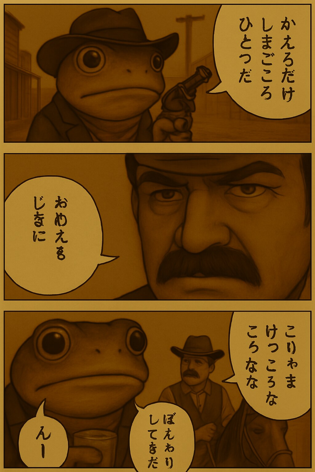 西部劇でくにへかえす