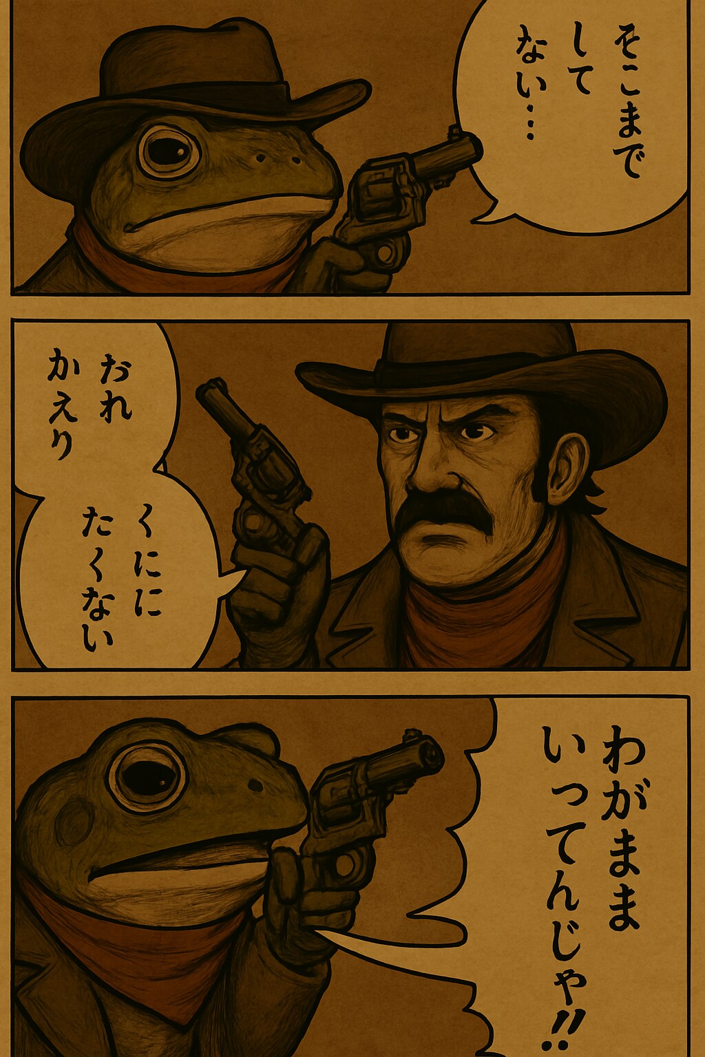 西部劇でくにへかえす