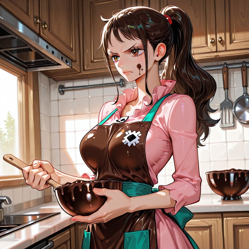 チョコ作りは真剣勝負