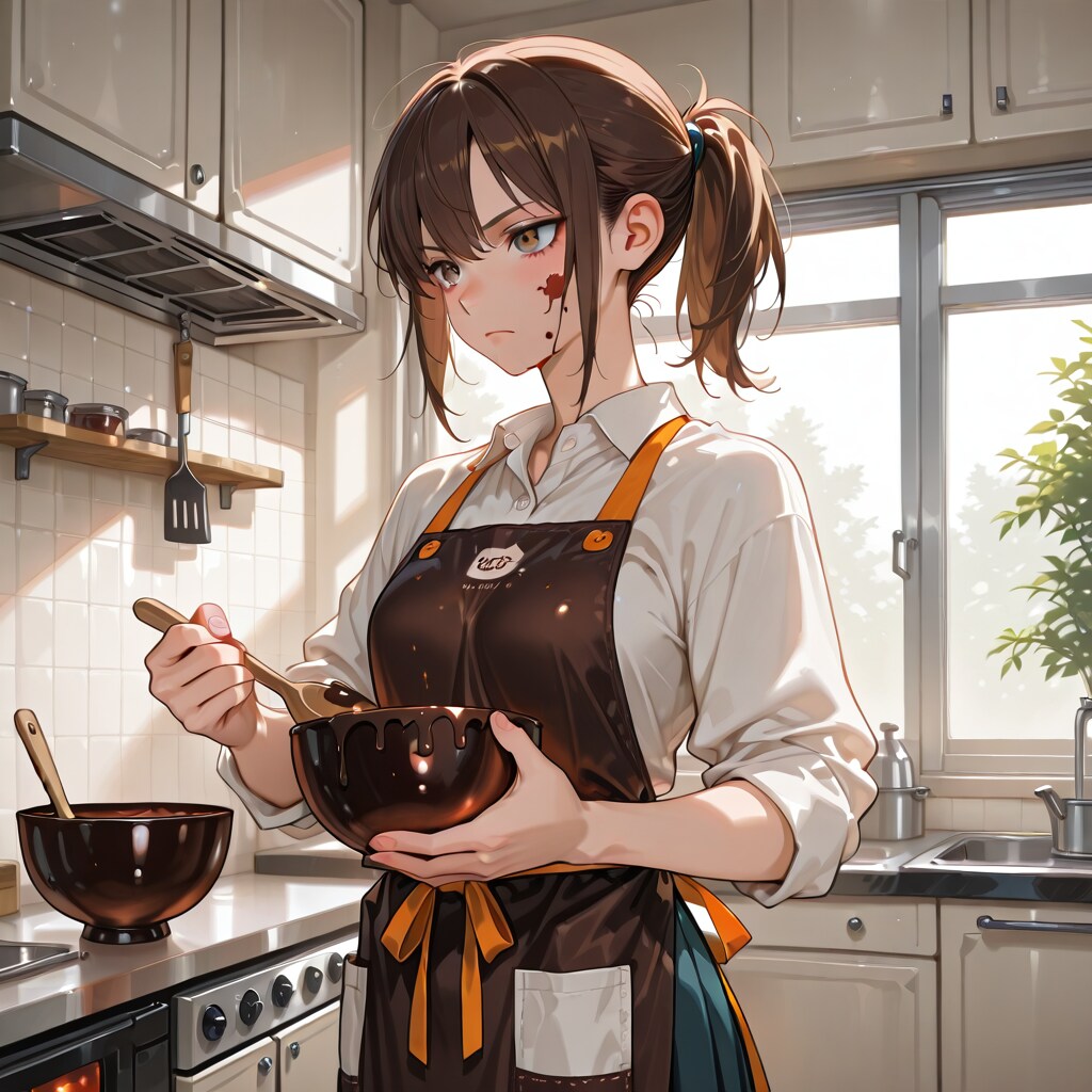 チョコ作りは真剣勝負