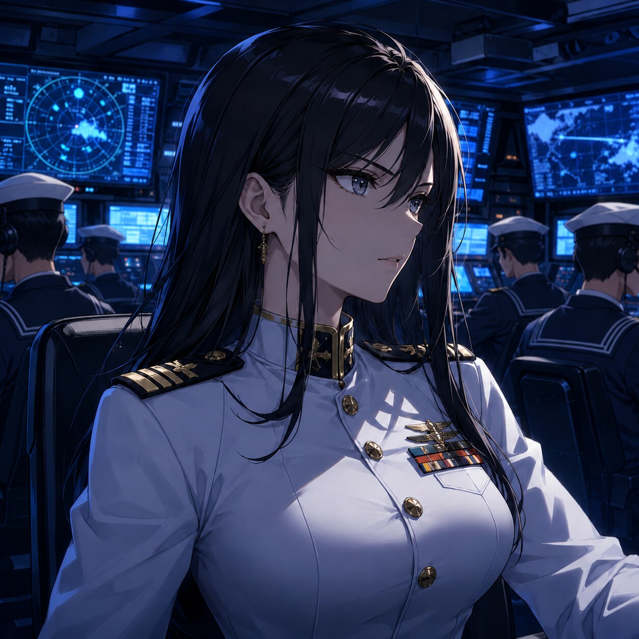 戦闘部署発令