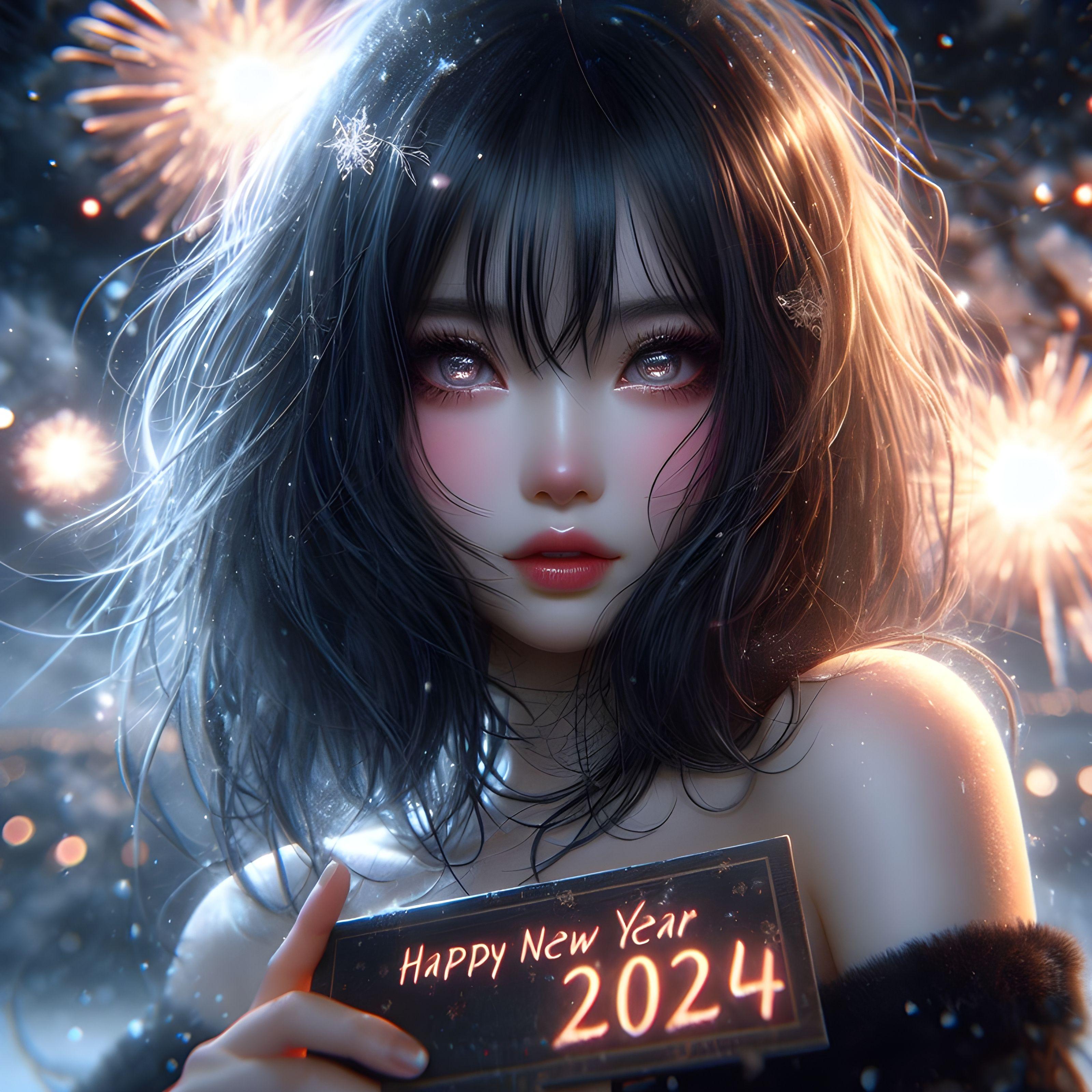 新年を祝う花火