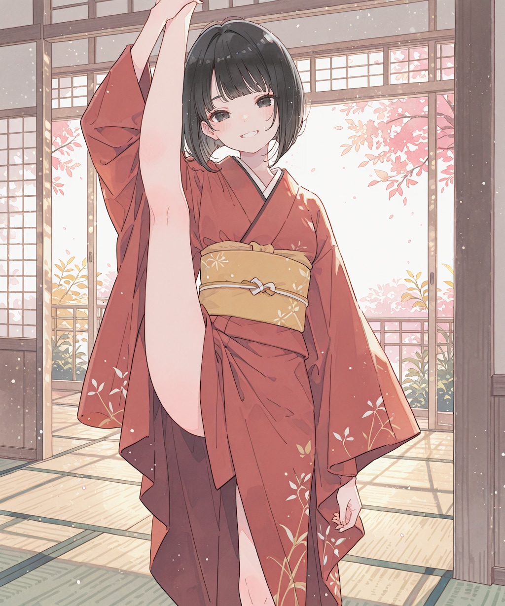 座敷童さんのI字バランス