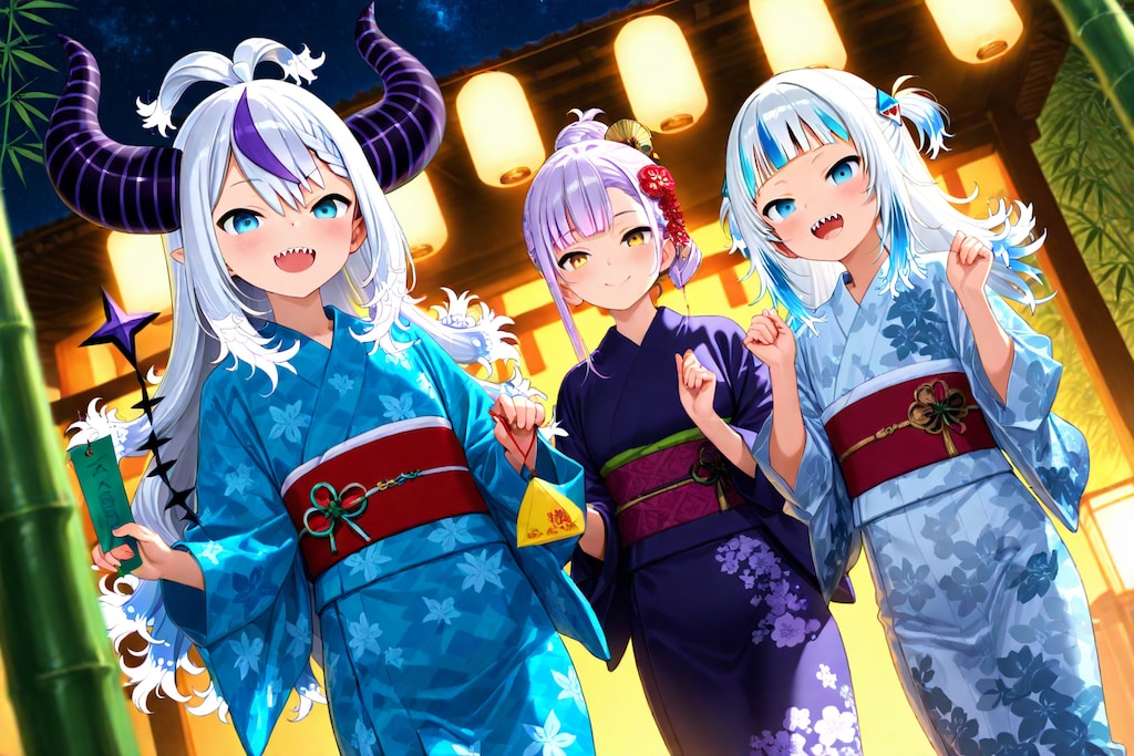 七夕お子様Girls