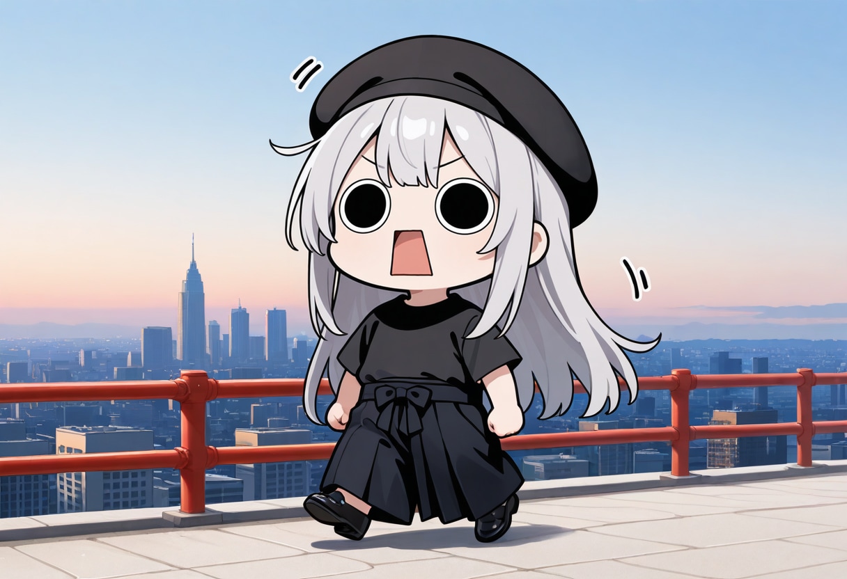 袴パンツえらいこっちゃ嬢