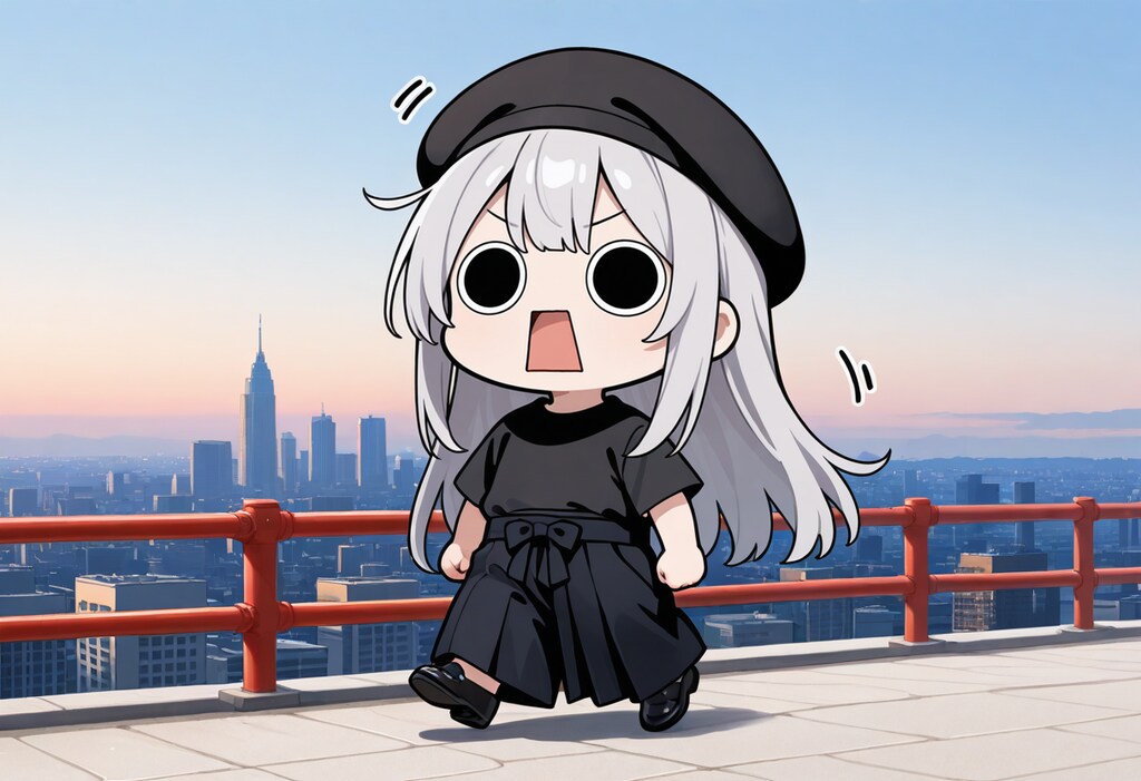 袴パンツえらいこっちゃ嬢