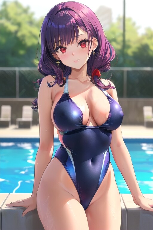 どうしたの。スクール水着だよ。