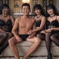 一夫多妻婚　未亡人２ 6枚目