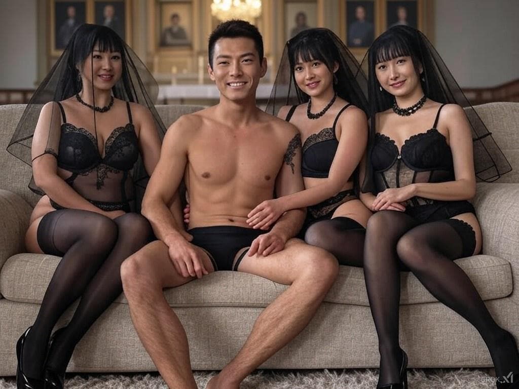 一夫多妻婚　未亡人２