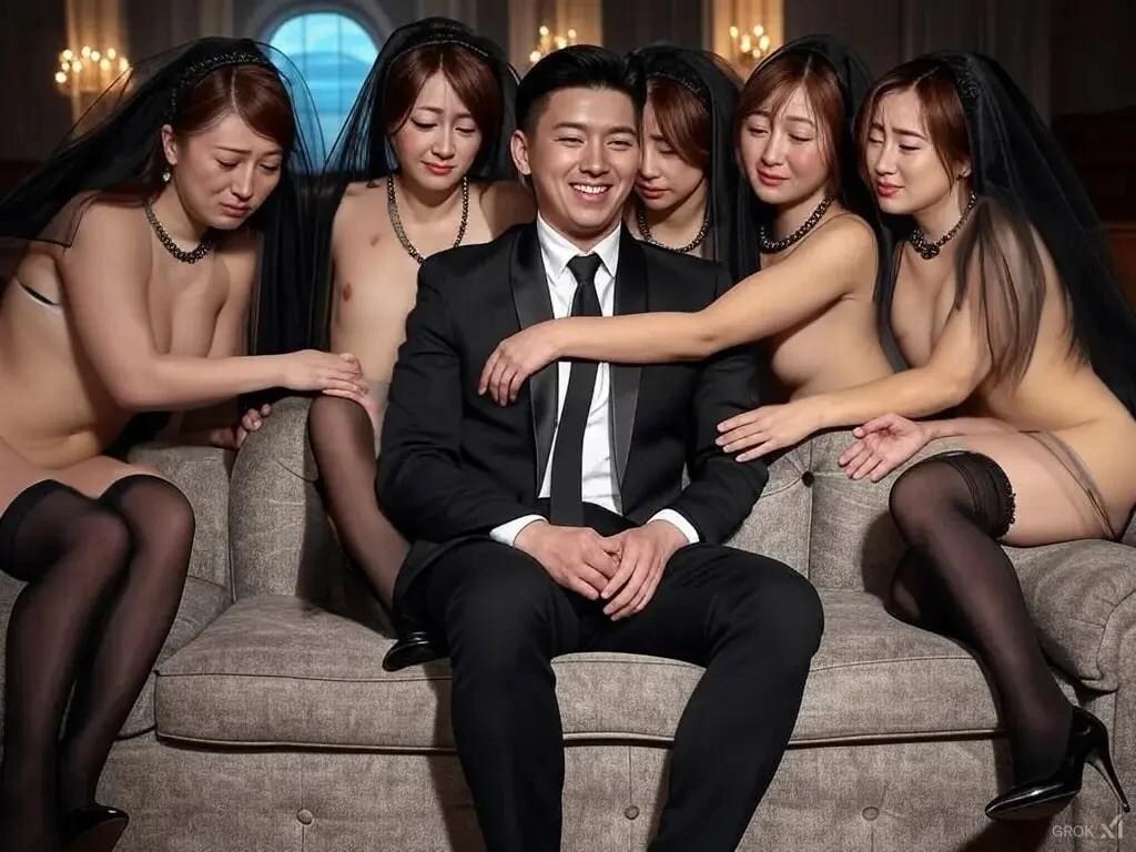 一夫多妻婚　未亡人２