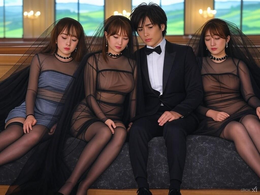 一夫多妻婚　未亡人２