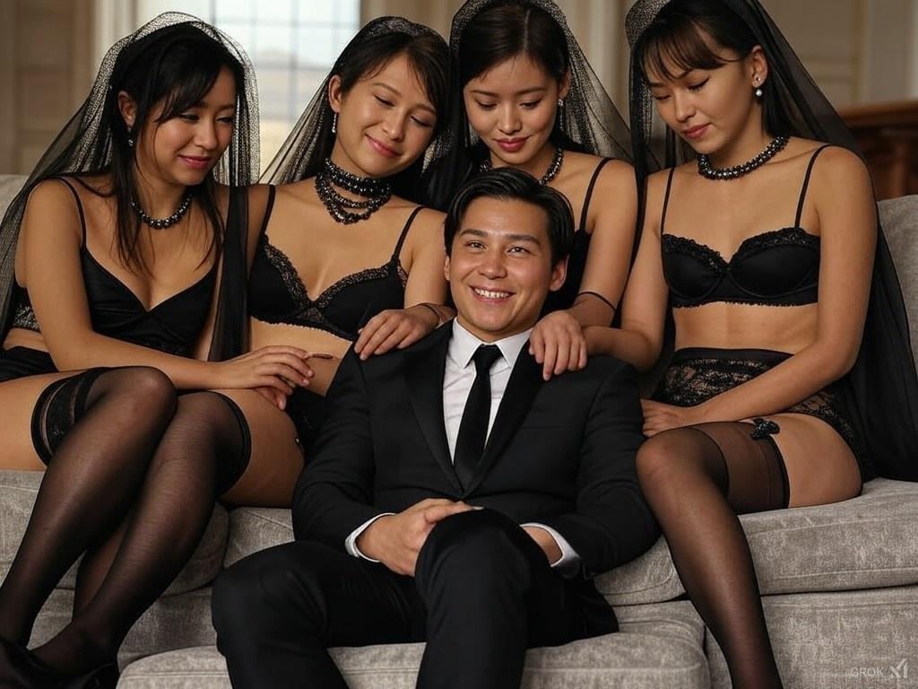 一夫多妻婚　未亡人２