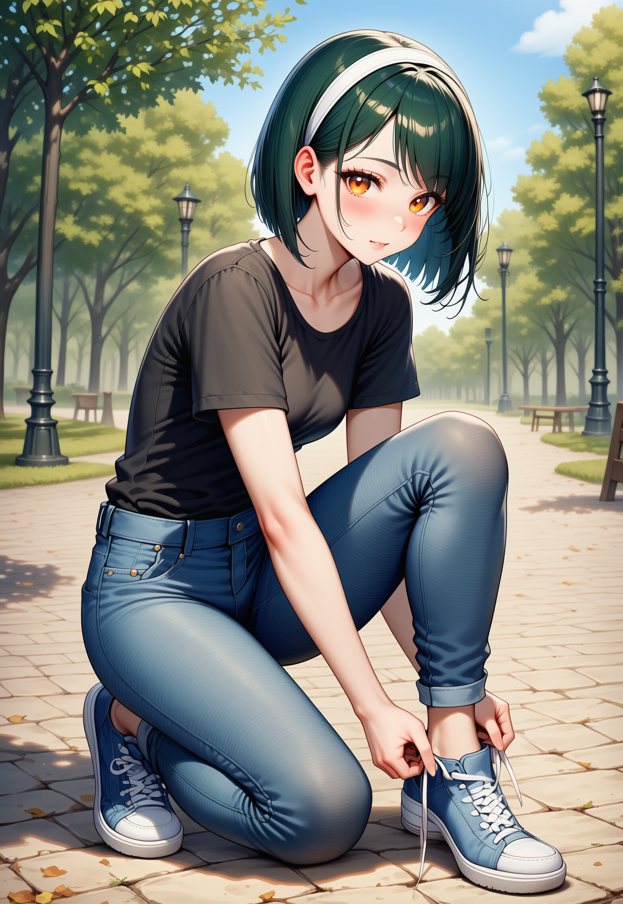 靴紐結び直し | の人気AIイラスト・グラビア