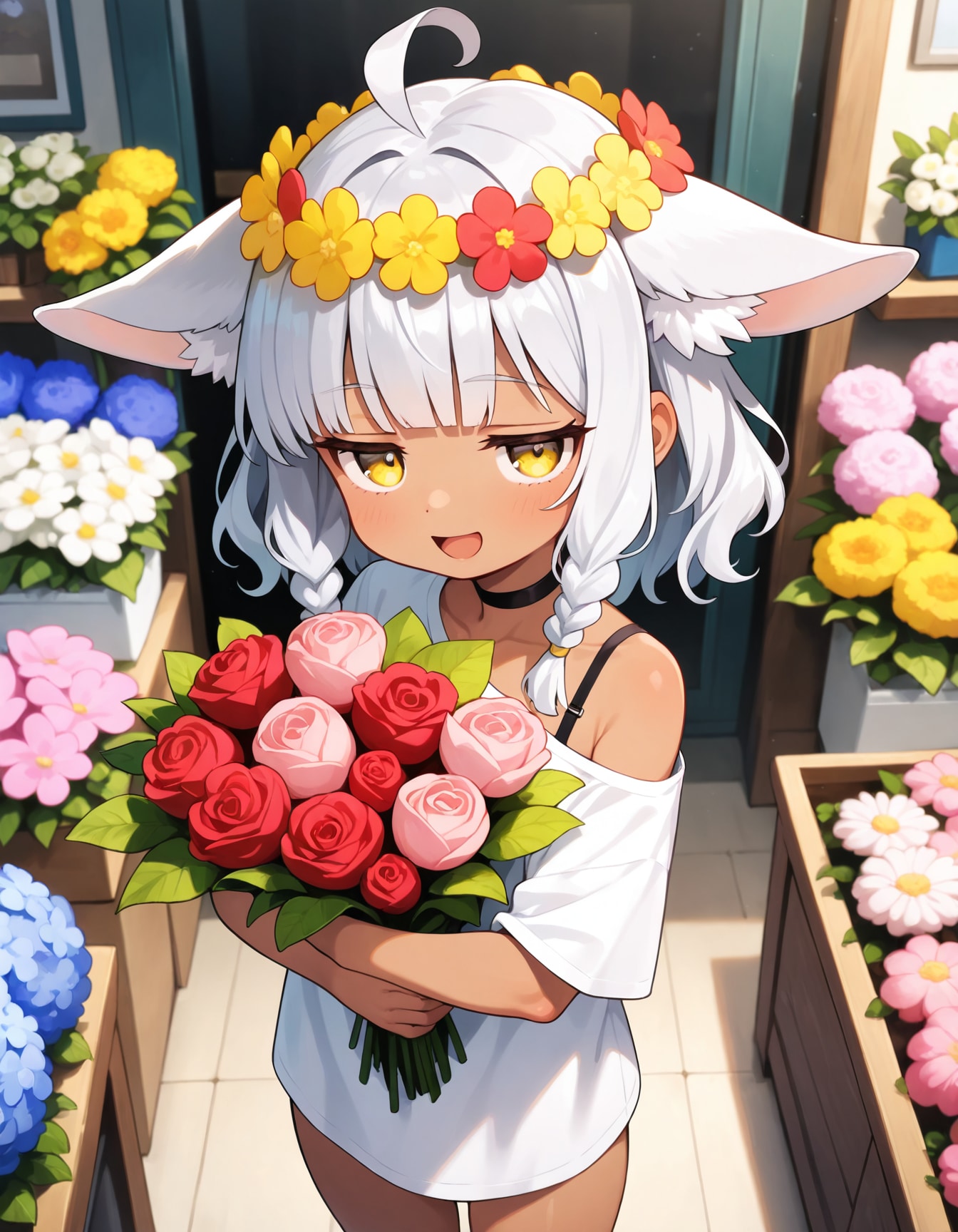 お花いかがですかー