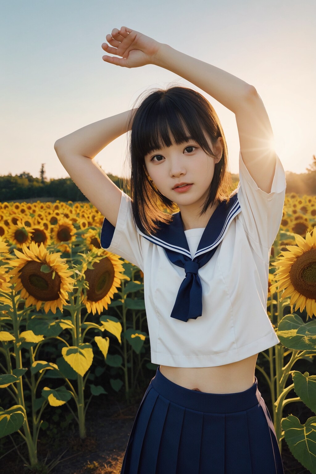 ひまわり娘 #1　女生徒シリーズ