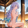 冬の温泉R15 3枚目