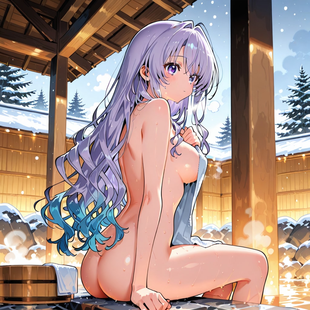 冬の温泉R15