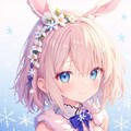 雪うさぎの擬人化 5枚目