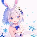 雪うさぎの擬人化 2枚目