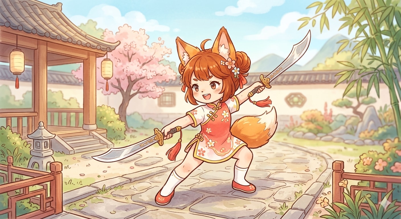 ケモミミカンフー58 | の人気AIイラスト・グラビア