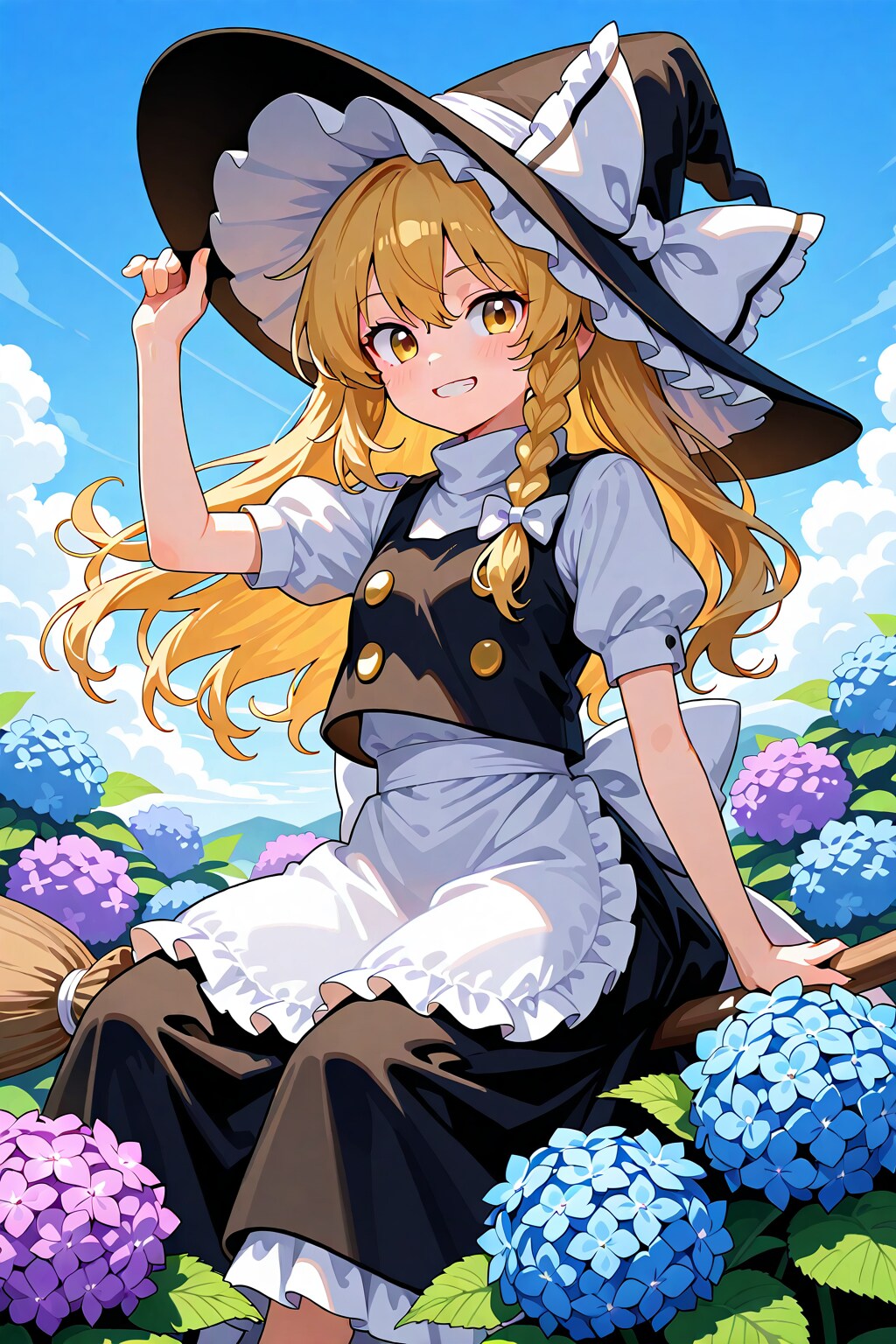 紫陽花魔理沙