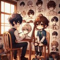 美術部：あなたの似顔絵描きます！ 4枚目