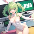 緑髪Bunny1 2枚目