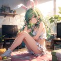 緑髪Bunny1 4枚目