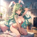 緑髪Bunny1 3枚目