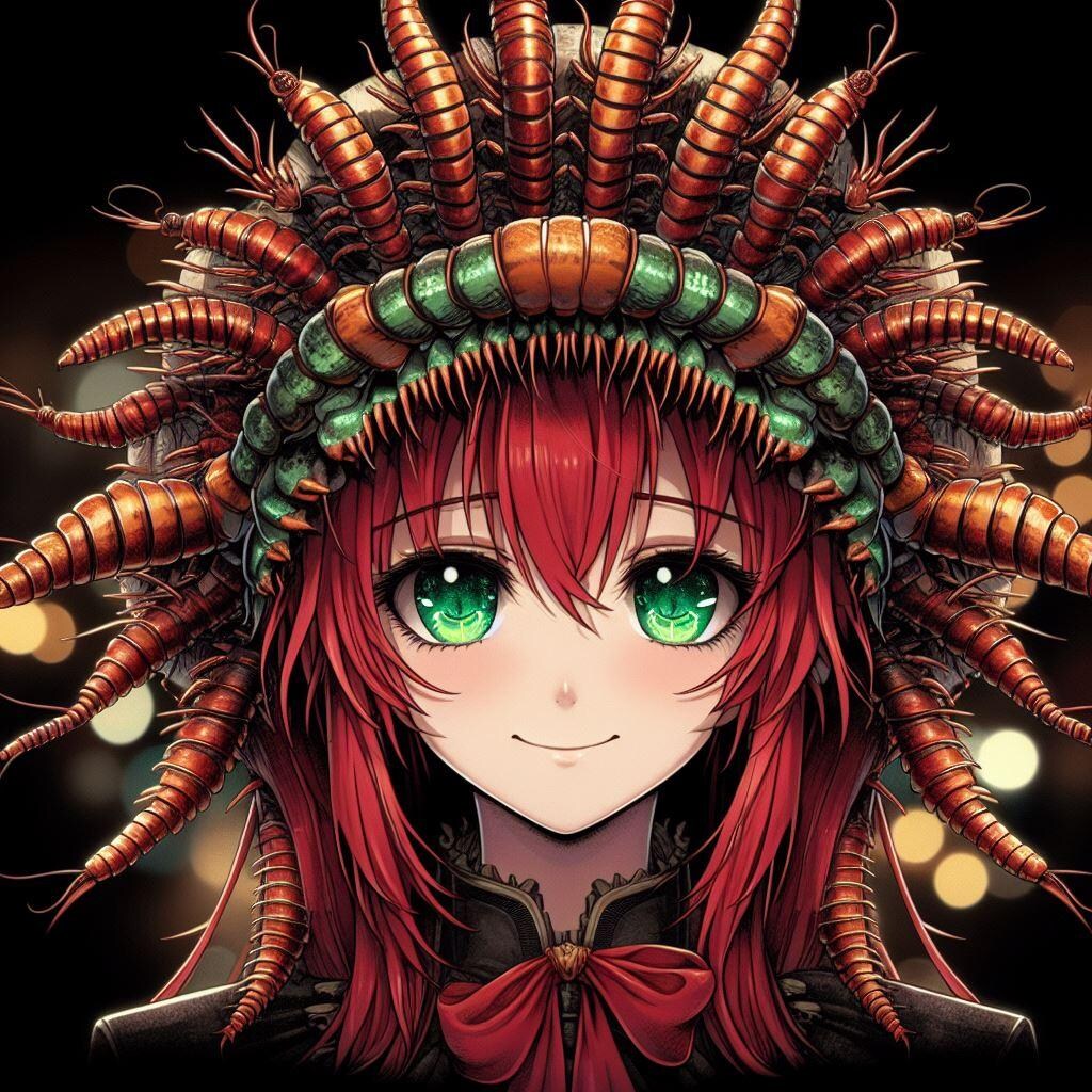 ムカデ帽子娘
