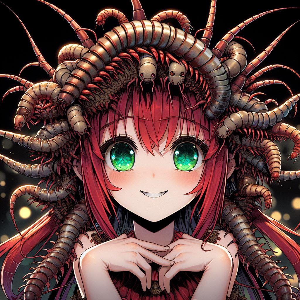ムカデ帽子娘