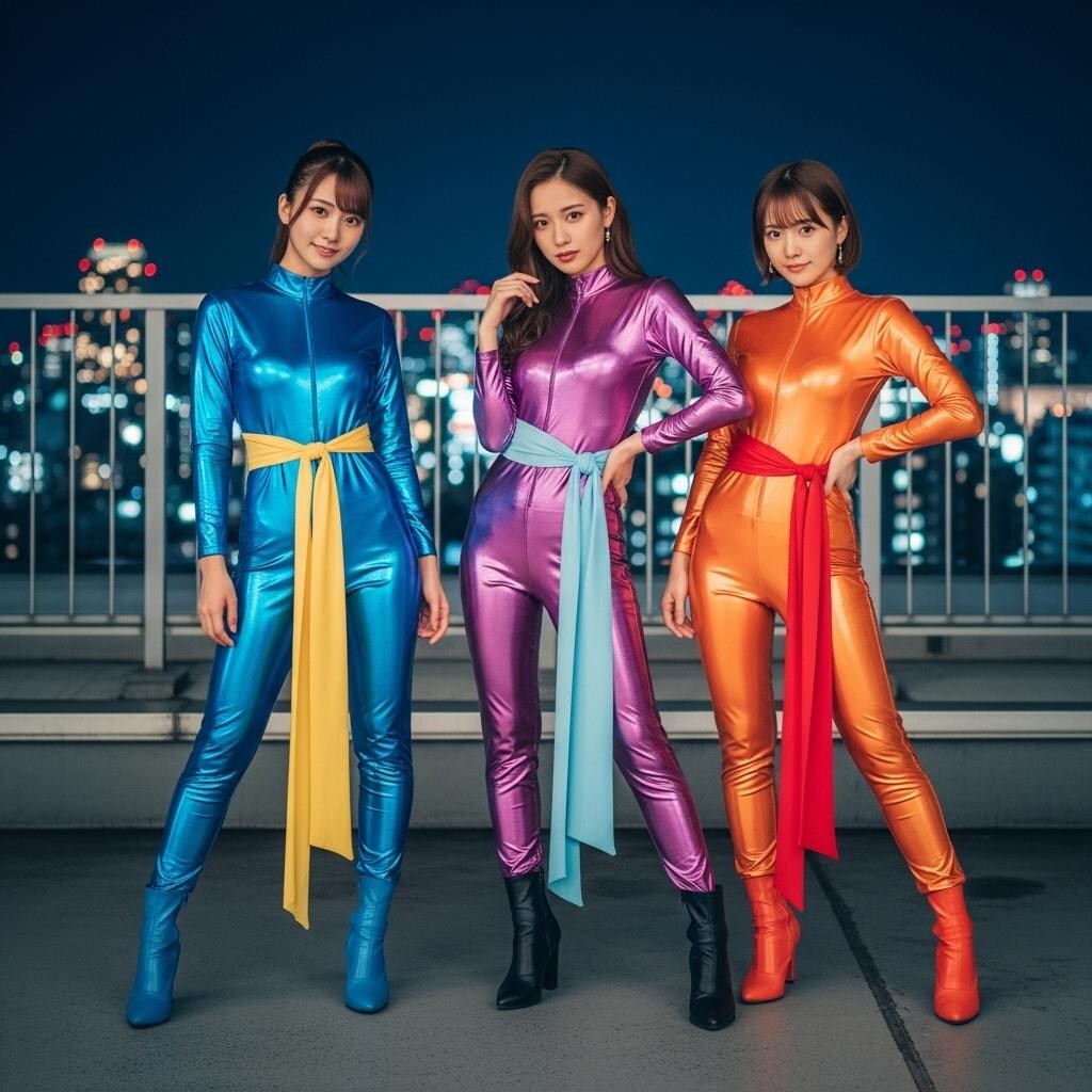 ユニタードを着たキャッツアイ