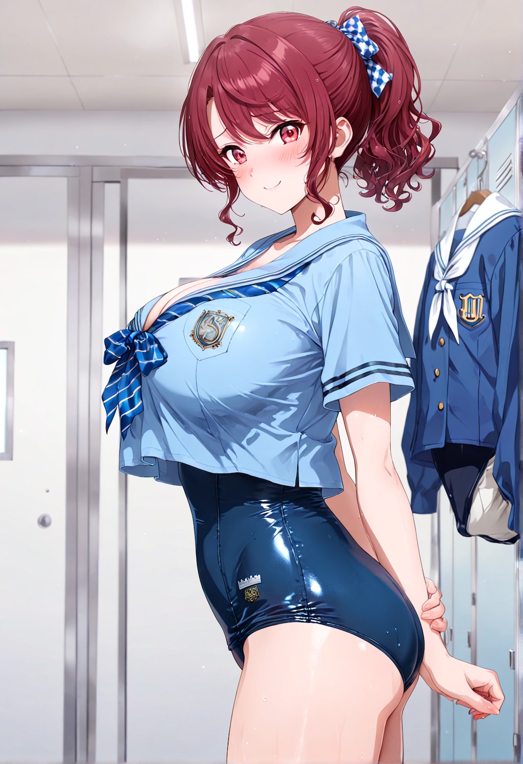 制服ｘスク水