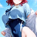 制服ｘスク水 5枚目