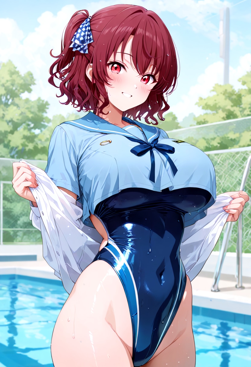 制服ｘスク水