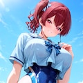 制服ｘスク水 4枚目