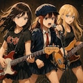 ガールズ・ロックバンド 2枚目