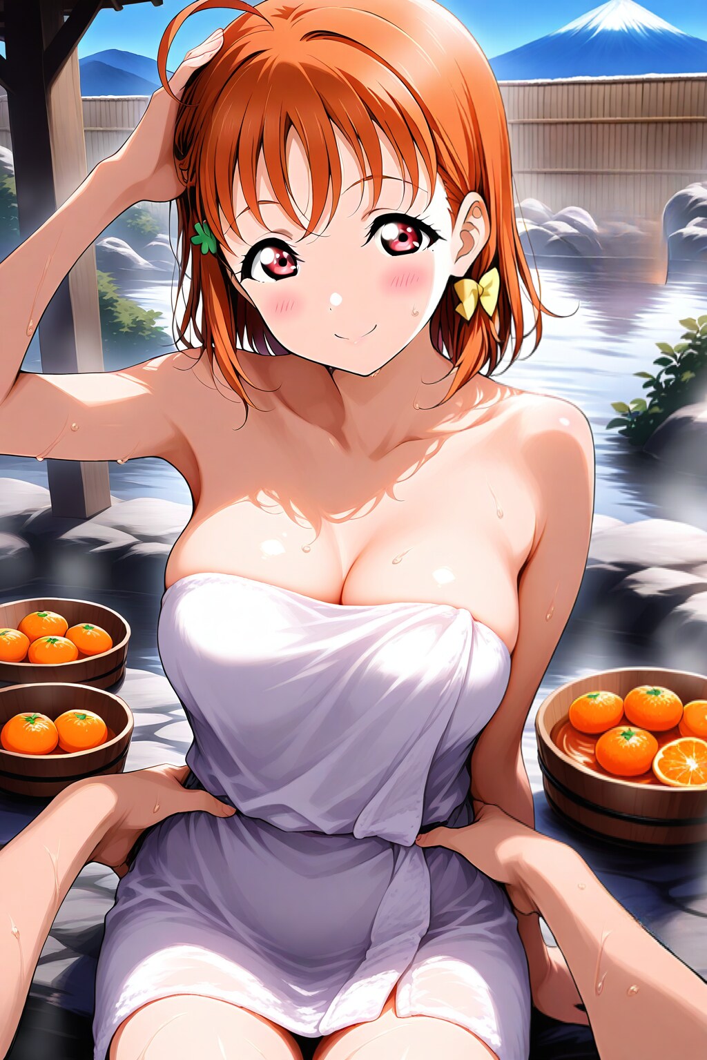 千歌ビキニ👙&温泉♨️❤️