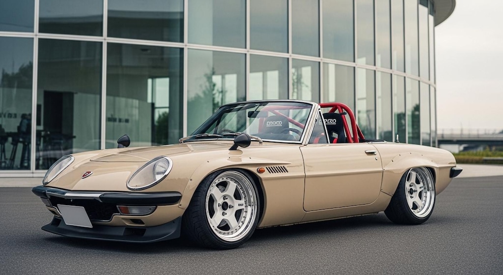 コスモスポーツオープンカー