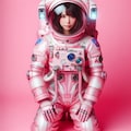 ピンクな宇宙服2 by Bing 4枚目
